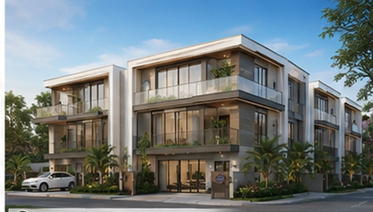 Double Villas – Corner View
